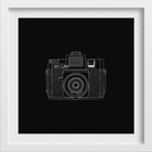 Vintage Camera Painting - Meri Deewar 1 : 1 Square Premium Wall Art Canvas by MeriDeewar