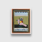 Vishnu as Satyanarayan Painting - Meri Deewar 3 : 4 Vertical Premium Wall Art Canvas by MeriDeewar