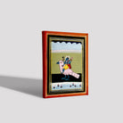 Vishnu as Satyanarayan Painting - Meri Deewar 3 : 4 Vertical Premium Wall Art Canvas by MeriDeewar