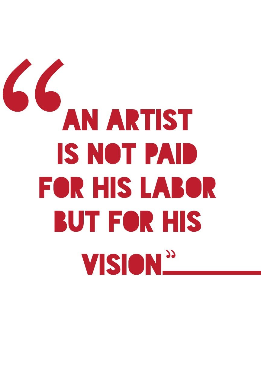 Vision of an Artist Poster- Meri Deewar Poster A3 / Poster Premium Wall Art Canvas by MeriDeewar