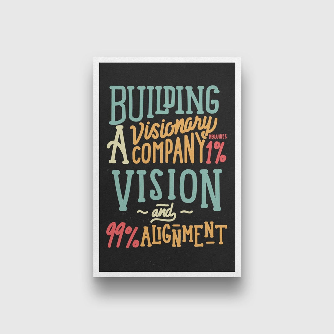 Vision Painting - Meri Deewar 2 : 3 Vertical Premium Wall Art Canvas by MeriDeewar