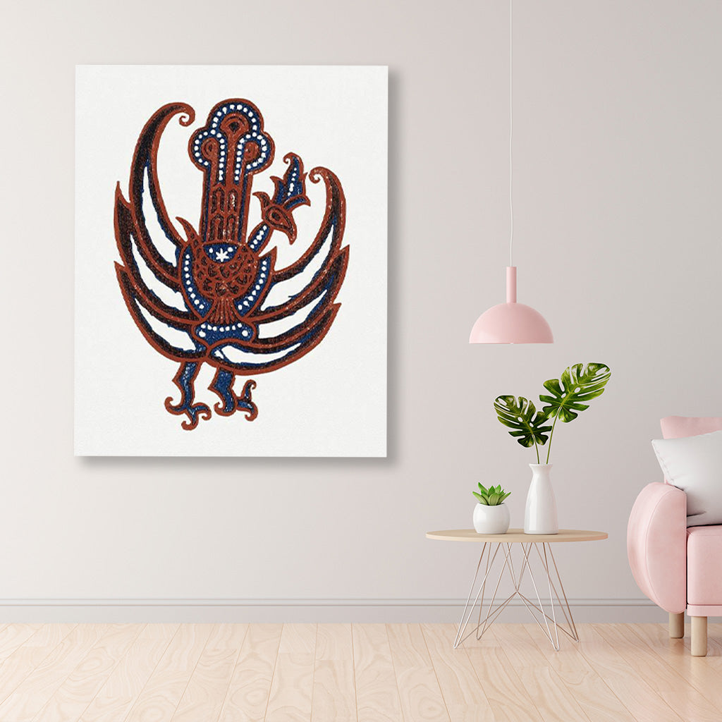 Vogel Reijer Stolk Painting - Meri Deewar 4 :5 Vertical Premium Wall Art Canvas by MeriDeewar