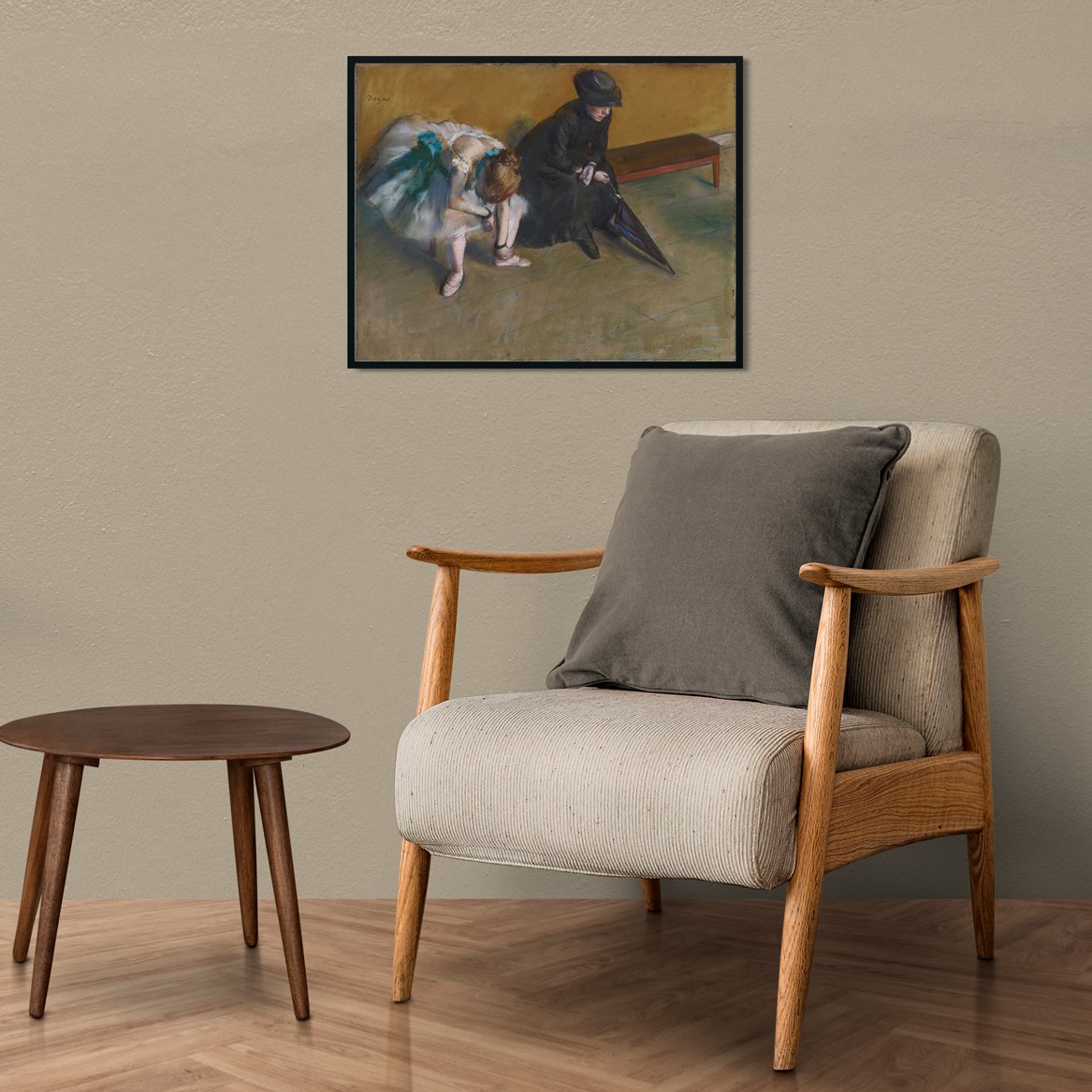 Waiting Painting - Meri Deewar 4 :5 Vertical Premium Wall Art Canvas by MeriDeewar