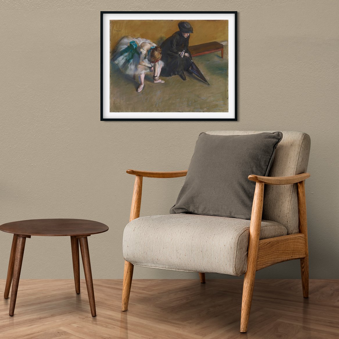 Waiting Painting - Meri Deewar 4 :5 Vertical Premium Wall Art Canvas by MeriDeewar