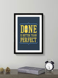 Done is better than perfect start-up  Poster - MeriDeewar
