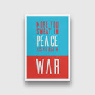 War and peace Art Painting - Meri Deewar 2 : 3 Vertical Premium Wall Art Canvas by MeriDeewar