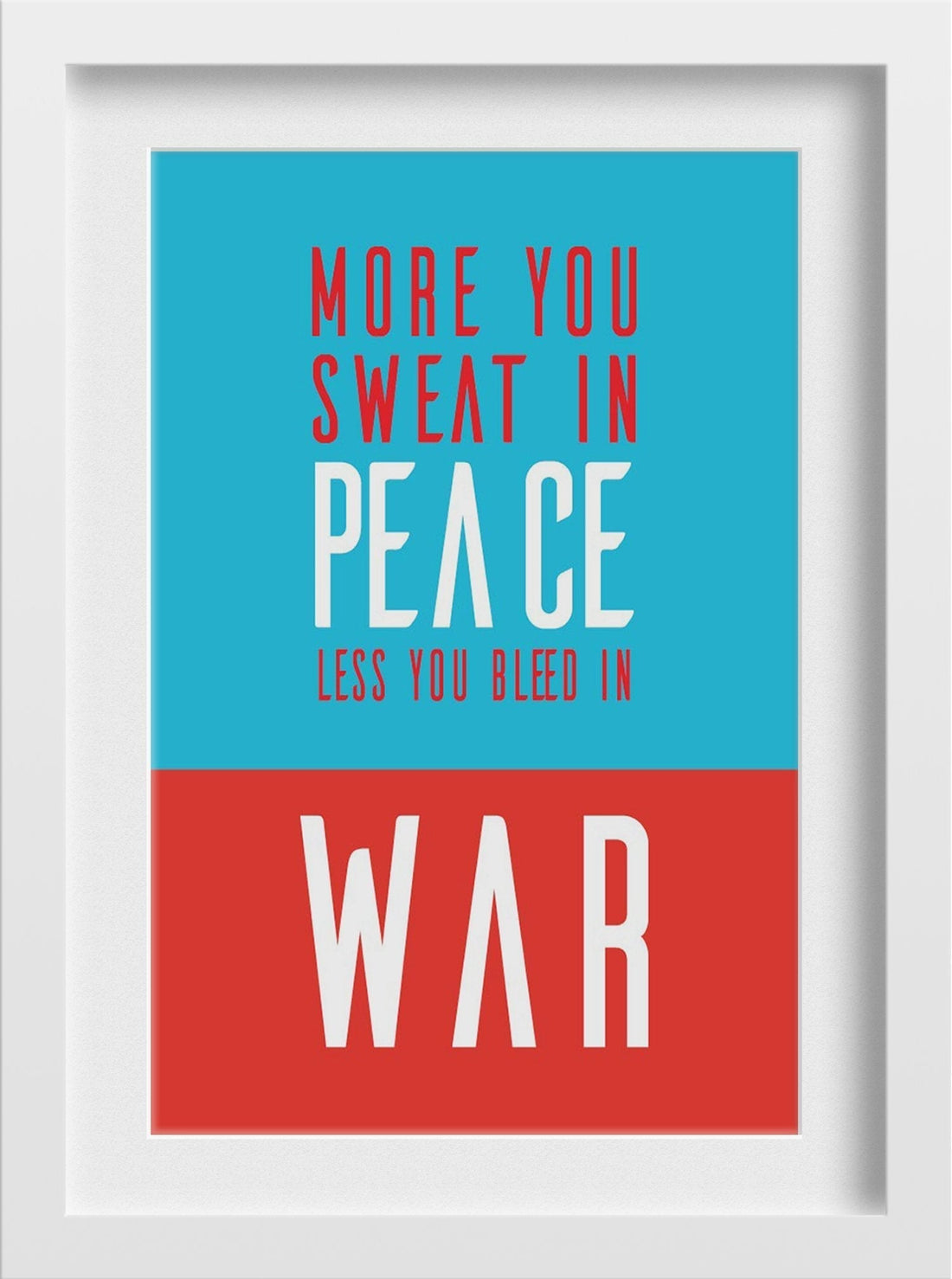 War and peace Art Painting - Meri Deewar 2 : 3 Vertical Premium Wall Art Canvas by MeriDeewar