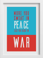 War and peace Art Painting - Meri Deewar 2 : 3 Vertical Premium Wall Art Canvas by MeriDeewar