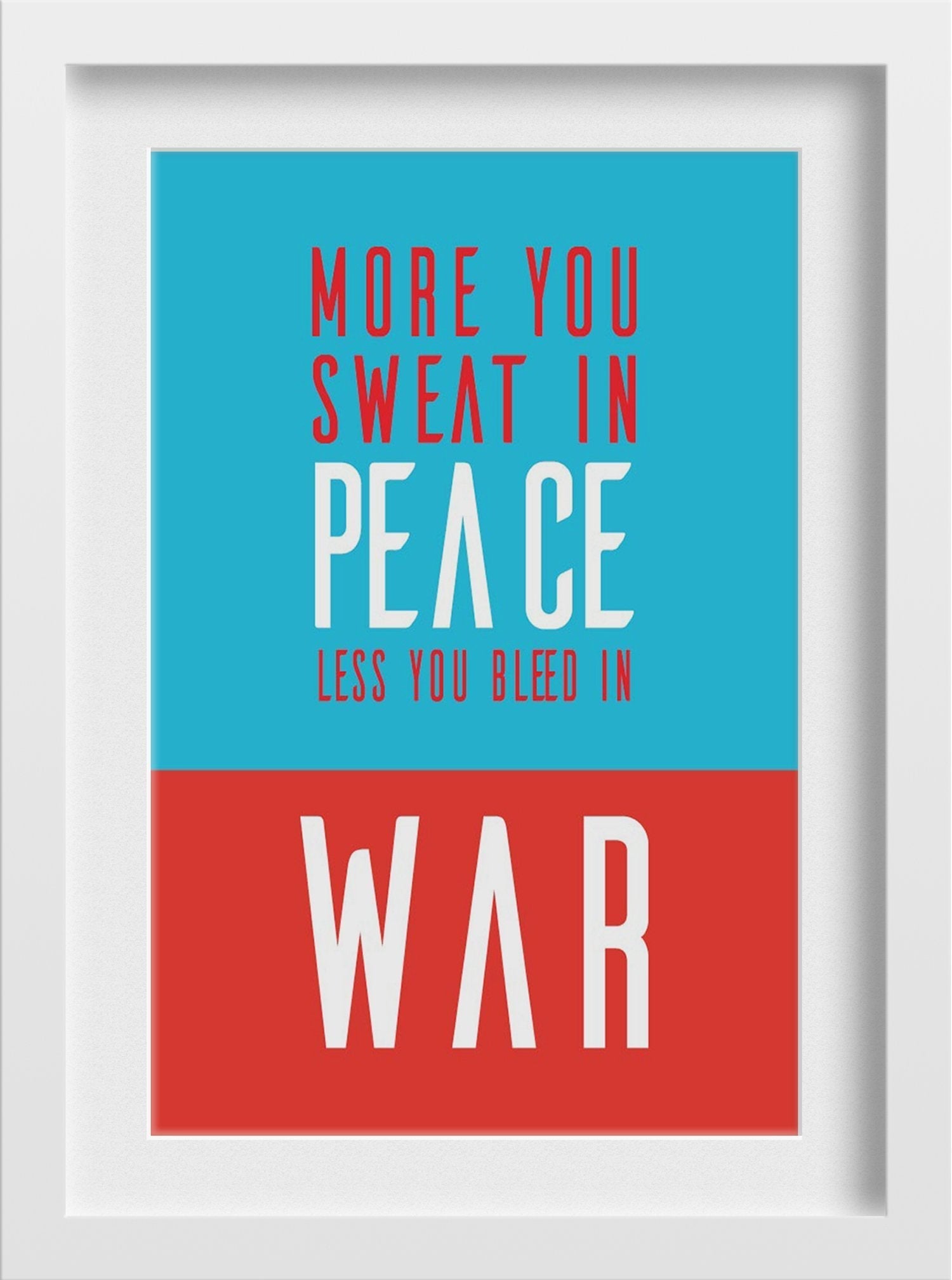 War and peace Art Painting - Meri Deewar 2 : 3 Vertical Premium Wall Art Canvas by MeriDeewar
