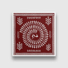Warli Painting - Meri Deewar 1 : 1 Square Premium Wall Art Canvas by MeriDeewar