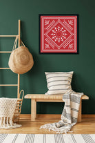Warli Painting Painting 1 : 1 Square Premium Wall Art Canvas by MeriDeewar