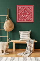 Warli Painting Painting 1 : 1 Square Premium Wall Art Canvas by MeriDeewar