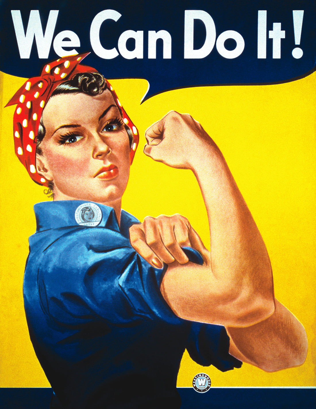 We can do it Vintage Poster- Meri Deewar Poster A3 / Poster Premium Wall Art Canvas by MeriDeewar