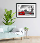 Westminster Palace in London Painting 3 : 2 Horizontal Premium Wall Art Canvas by MeriDeewar