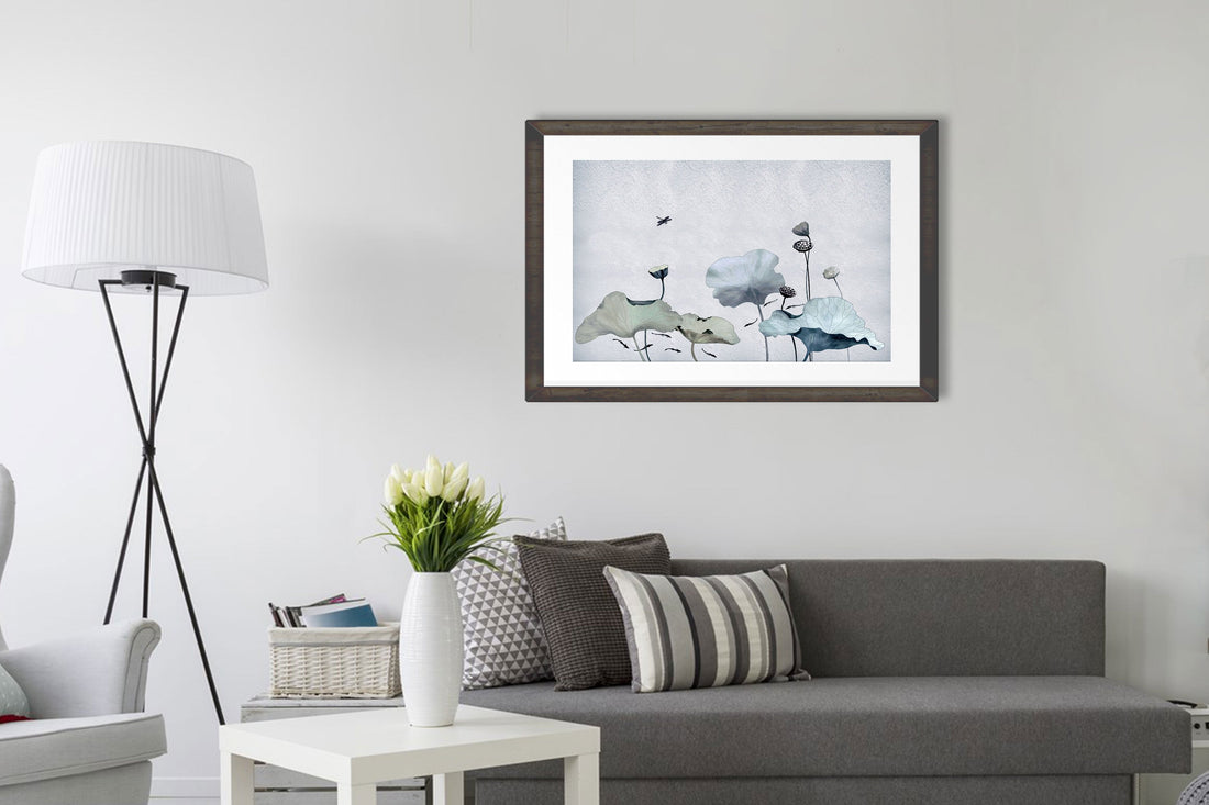 White Lotus Painting - Meri Deewar 3 : 2 Horizontal Premium Wall Art Canvas by MeriDeewar