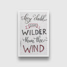 Wilder than the wind Painting - Meri Deewar 2 : 3 Vertical Premium Wall Art Canvas by MeriDeewar