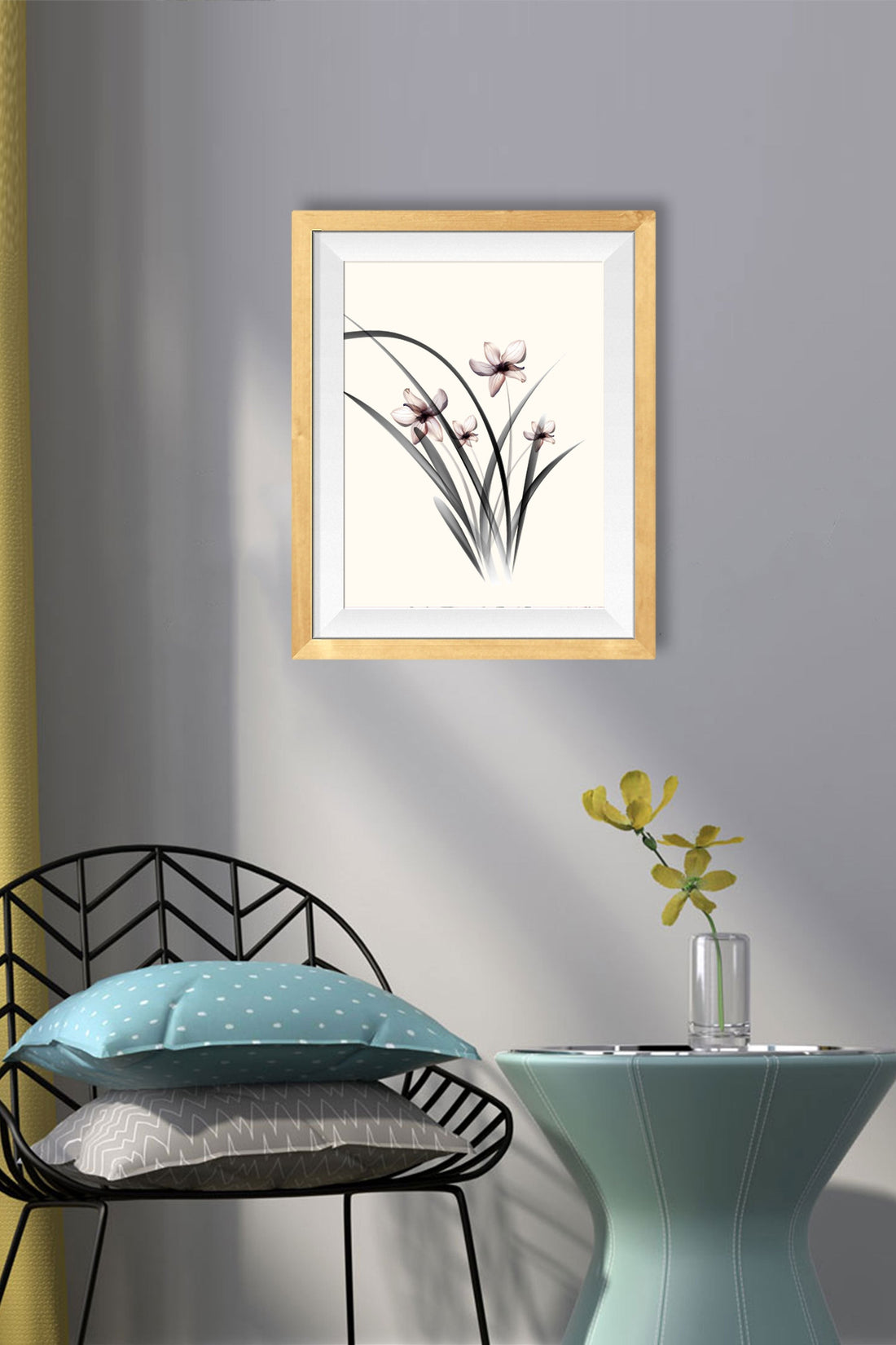Wildflower 2 Painting - Meri Deewar 2 : 3 Vertical Premium Wall Art Canvas by MeriDeewar