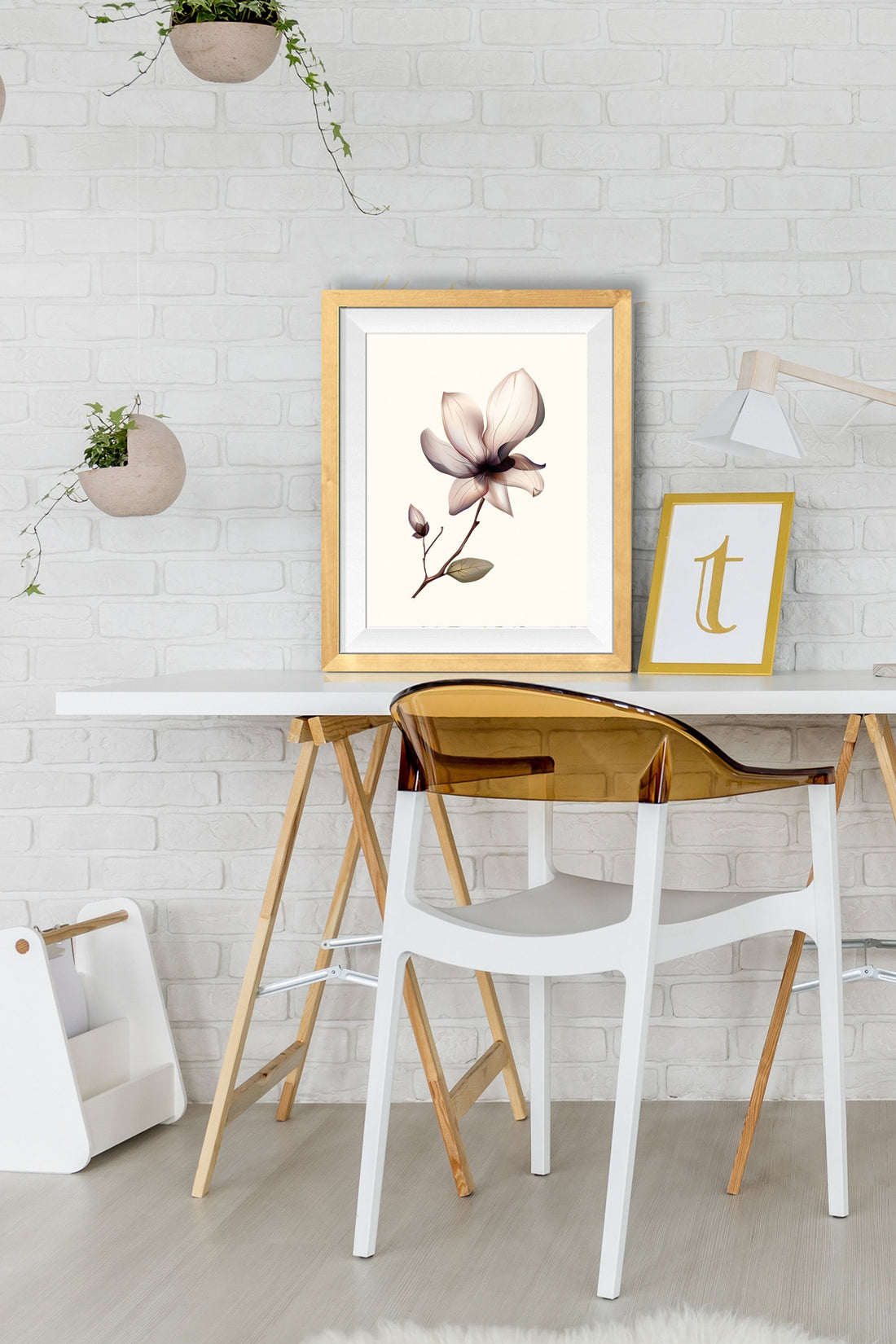 Wildflower Painting - Meri Deewar 2 : 3 Vertical Premium Wall Art Canvas by MeriDeewar