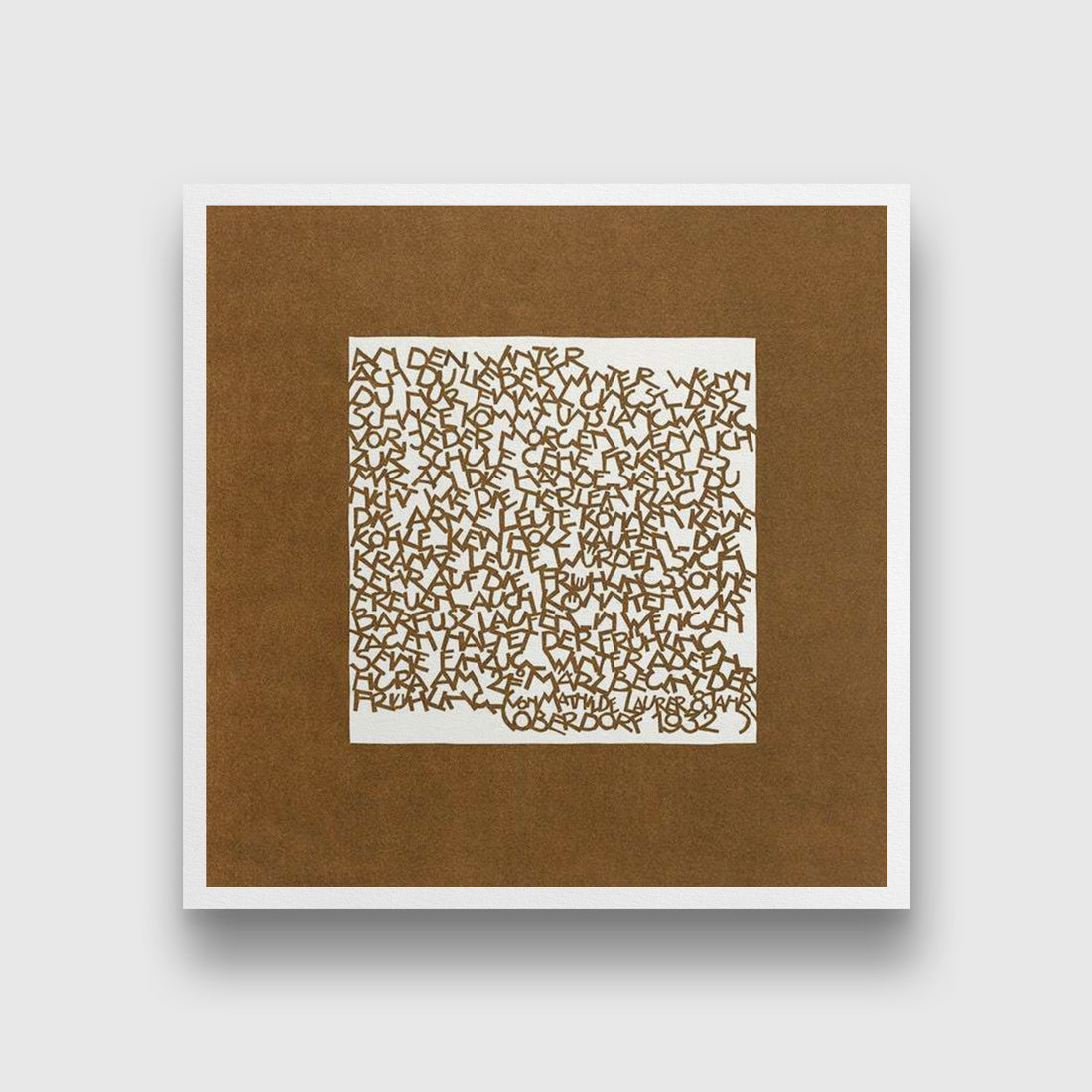 Winter Reijer Stolk Painting - Meri Deewar 1 : 1 Square Premium Wall Art Canvas by MeriDeewar