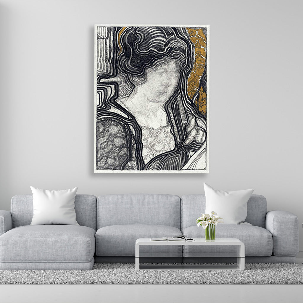 Winter Reijer Stolk Painting - Meri Deewar 3 : 4 Vertical Premium Wall Art Canvas by MeriDeewar