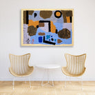 With the two lost ones painting - Meri Deewar 3 : 2 Horizontal Premium Wall Art Canvas by MeriDeewar