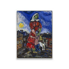 Woman Hugging Her Child Painting - Meri Deewar 3 : 4 Vertical Premium Wall Art Canvas by MeriDeewar