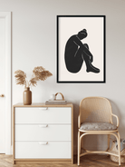 Women abstract matisse Painting 4 X 5.5 Vertical Premium Wall Art Canvas by MeriDeewar