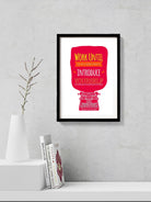 work until .. Introduce yourself start-up Art 2 : 3 Vertical Premium Wall Art Canvas by MeriDeewar