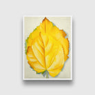 Yellow Leaves - Meri Deewar 3 : 4 Vertical Premium Wall Art Canvas by MeriDeewar