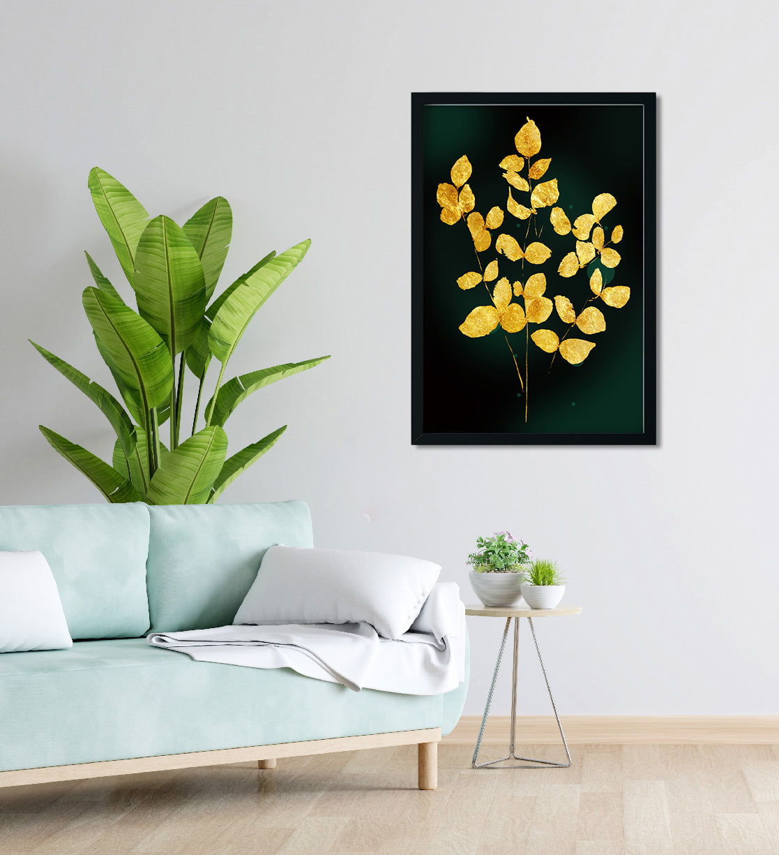 Yellow leaves Painting 2 : 3 Vertical Premium Wall Art Canvas by MeriDeewar