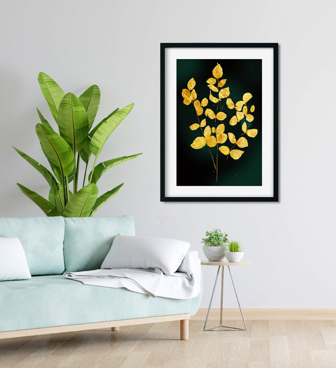 Yellow leaves Painting 2 : 3 Vertical Premium Wall Art Canvas by MeriDeewar