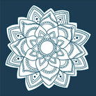 yoga chakra painting 1 : 1 Square Premium Wall Art Canvas by MeriDeewar