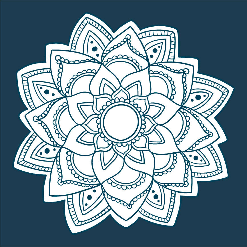 yoga chakra painting 1 : 1 Square Premium Wall Art Canvas by MeriDeewar
