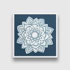 yoga chakra painting 1 : 1 Square Premium Wall Art Canvas by MeriDeewar
