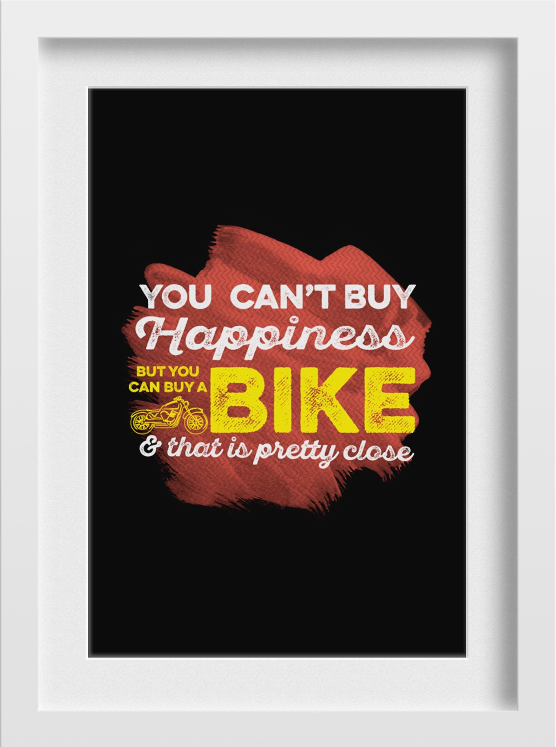 You can't buy happiness Art 2 : 3 Vertical Premium Wall Art Canvas by MeriDeewar