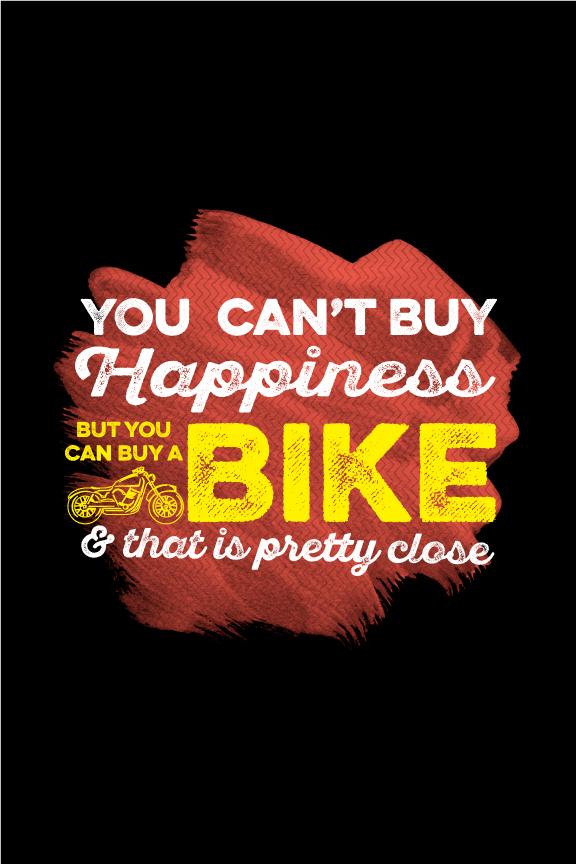 You can't buy happiness Poster- Meri Deewar Poster A3 / Poster Premium Wall Art Canvas by MeriDeewar