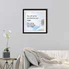 You will be punished Art 1 : 1 Square Premium Wall Art Canvas by MeriDeewar